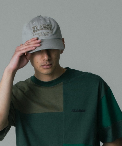 XLARGE（エクストララージ）の「EMBROIDERED CAP（キャップ・メンズ・ブラック/オリーブ/カーキ・ONE SIZE）」の3枚目の写真