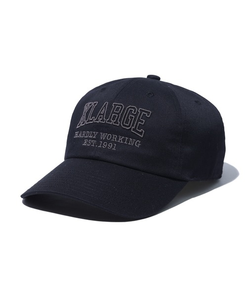 XLARGE（エクストララージ）の「EMBROIDERED CAP（キャップ・メンズ・ブラック/オリーブ/カーキ・ONE SIZE）」の2枚目の写真
