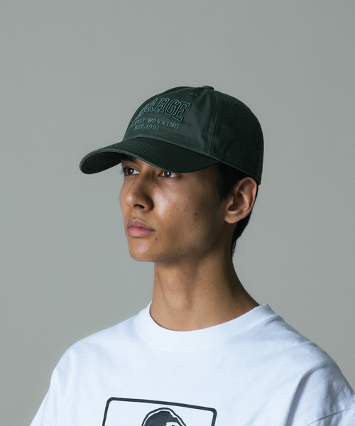 XLARGE（エクストララージ）の「EMBROIDERED CAP（キャップ・メンズ・ブラック/オリーブ/カーキ・ONE SIZE）」の6枚目の写真