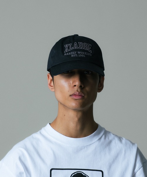 XLARGE（エクストララージ）の「EMBROIDERED CAP（キャップ・メンズ・ブラック/オリーブ/カーキ・ONE SIZE）」の9枚目の写真