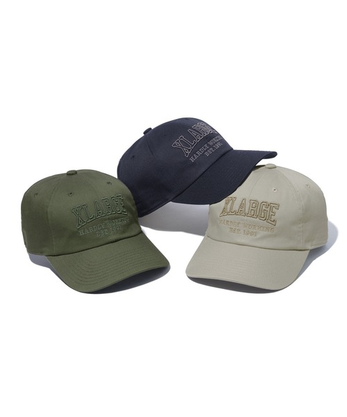 XLARGE（エクストララージ）の「EMBROIDERED CAP（キャップ・メンズ・ブラック/オリーブ/カーキ・ONE SIZE）」の14枚目の写真