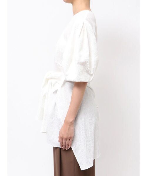 ELENDEEK（エレンディーク）の「ノットデザインブラウス（シャツ/ブラウス・レディース・オフホワイト/ブラック・FREE）」の14枚目の写真