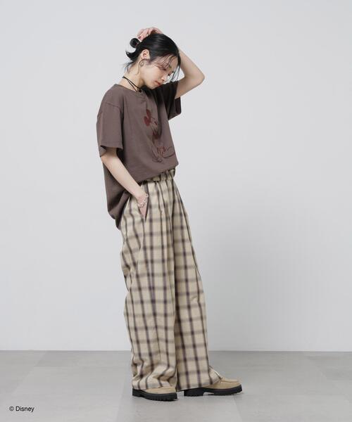 GOOD ROCK SPEED（グッドロックスピード）の「GOOD ROCK SPEED/ MickeyMouse / Tshirts Brown（Tシャツ/カットソー・レディース・ブラウン・FREE）」の7枚目の写真