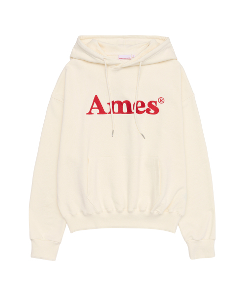 Basic Logo Hoodie Cream