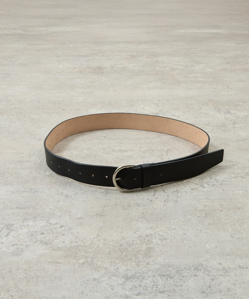 ITTI（イッチ）の「ITTI イッチ / HERRIE 16HOLE 40 BELT THUG サドルレザー16ホールレザーベルト / ITTI-GOODS-099-TG（ベルト・メンズ・ブラック・FREE）」の2枚目の写真