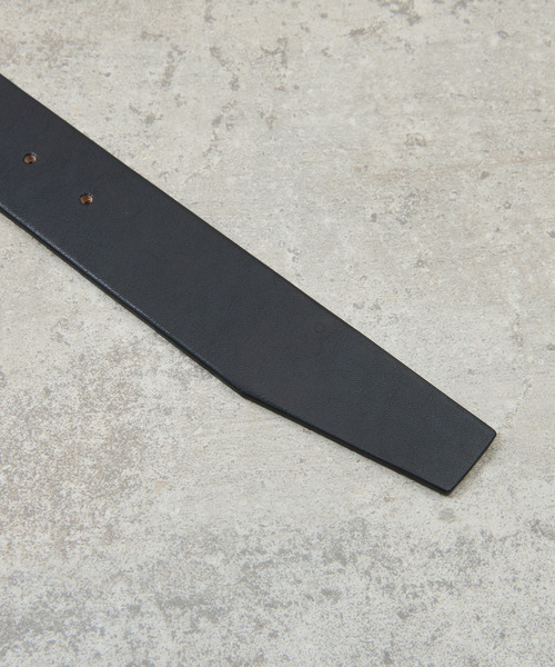 ITTI（イッチ）の「ITTI イッチ / HERRIE 16HOLE 40 BELT THUG サドルレザー16ホールレザーベルト / ITTI-GOODS-099-TG（ベルト・メンズ・ブラック・FREE）」の3枚目の写真