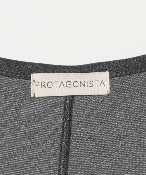 PROTAGONISTA（プロタゴニスタ）の「＜PROTAGONISTA＞ノースリーブ ノット ワンピース DK.GRAY（ワンピース・レディース・ダークグレー・FREE）」の7枚目の写真