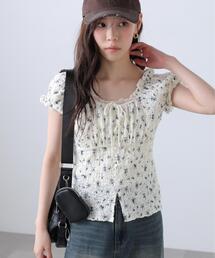 FREE'S MART（フリーズマート）の「◆フレンチスリーブジャガードカットソー（Tシャツ/カットソー）」