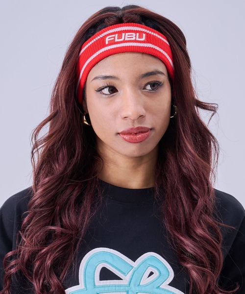 FUBU( フブ)の「FUBU フブ FBHair Band/FBヘアバンド(ヘアバンド・メンズ・レッド/ホワイト/ブルー/ブラック・FREE)」の4枚目の写真