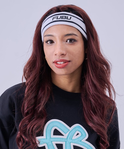 FUBU( フブ)の「FUBU フブ FBHair Band/FBヘアバンド(ヘアバンド・メンズ・レッド/ホワイト/ブルー/ブラック・FREE)」の1枚目の写真