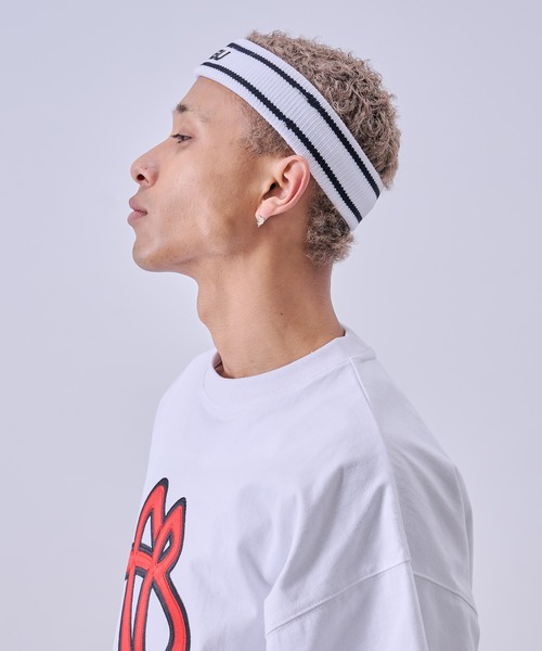 FUBU( フブ)の「FUBU フブ FBHair Band/FBヘアバンド(ヘアバンド・メンズ・レッド/ホワイト/ブルー/ブラック・FREE)」の6枚目の写真