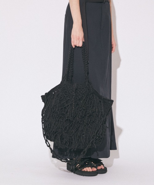 beautiful people(ビューティフルピープル)の「over engineeringjute tote(トートバッグ・レディース・ブラック・FREE)」の4枚目の写真