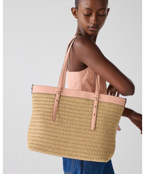 kate spade かごバッグ ピンク kate spade new york｜ケイトスペード ニューヨークのかごバッグ