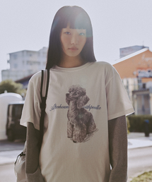 AFTERHOURS（アフターアワーズ）の「OVERSIZED POODLE GRAPHIC TEE V2 (IVORY)（Tシャツ/カットソー）」