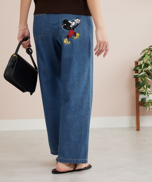 Disney(ディズニー)の「<Disney>【ミッキー】刺しゅうデニムパンツ68(デニムパンツ・レディース・ブルー/インディゴブルー・XX-LARGE/X-LARGE/LARGE/MEDIUM)」の18枚目の写真
