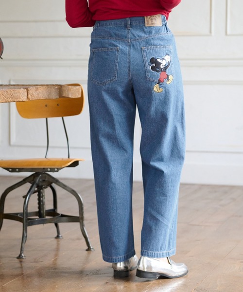 Disney(ディズニー)の「<Disney>【ミッキー】刺しゅうデニムパンツ68(デニムパンツ・レディース・ブルー/インディゴブルー・XX-LARGE/X-LARGE/LARGE/MEDIUM)」の20枚目の写真