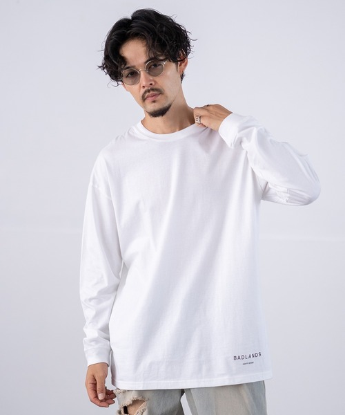 En serio TOKYO(エンソリオトーキョー)の「【SIDEWAYSTANCE】ロゴ長袖Tシャツ SIDE24-031(Tシャツ/カットソー・メンズ・ホワイト/ブラック/ダークブルー/ブルー・LARGE/MEDIUM/X-LARGE/SMALL)」の6枚目の写真