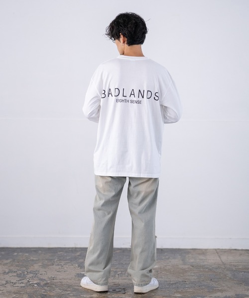 En serio TOKYO(エンソリオトーキョー)の「【SIDEWAYSTANCE】ロゴ長袖Tシャツ SIDE24-031(Tシャツ/カットソー・メンズ・ホワイト/ブラック/ダークブルー/ブルー・LARGE/MEDIUM/X-LARGE/SMALL)」の7枚目の写真