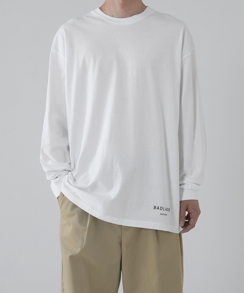 En serio TOKYO(エンソリオトーキョー)の「【SIDEWAYSTANCE】ロゴ長袖Tシャツ SIDE24-031(Tシャツ/カットソー・メンズ・ホワイト/ブラック/ダークブルー/ブルー・LARGE/MEDIUM/X-LARGE/SMALL)」の8枚目の写真