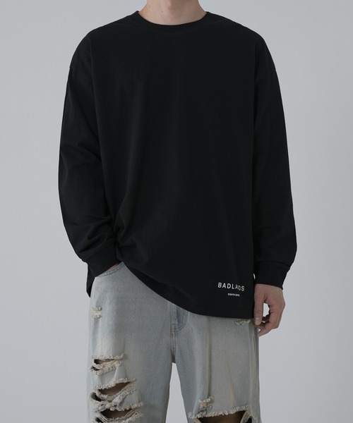 En serio TOKYO(エンソリオトーキョー)の「【SIDEWAYSTANCE】ロゴ長袖Tシャツ SIDE24-031(Tシャツ/カットソー・メンズ・ホワイト/ブラック/ダークブルー/ブルー・LARGE/MEDIUM/X-LARGE/SMALL)」の14枚目の写真