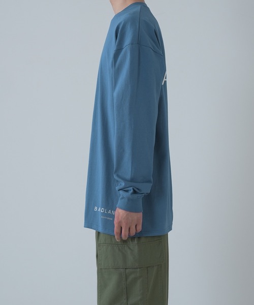 En serio TOKYO(エンソリオトーキョー)の「【SIDEWAYSTANCE】ロゴ長袖Tシャツ SIDE24-031(Tシャツ/カットソー・メンズ・ホワイト/ブラック/ダークブルー/ブルー・LARGE/MEDIUM/X-LARGE/SMALL)」の18枚目の写真