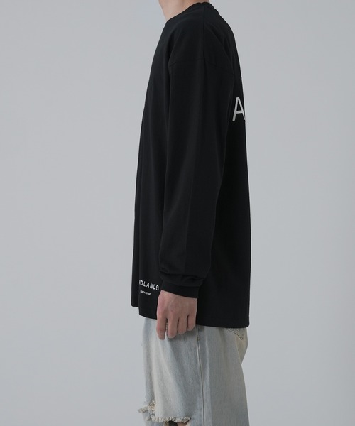 En serio TOKYO(エンソリオトーキョー)の「【SIDEWAYSTANCE】ロゴ長袖Tシャツ SIDE24-031(Tシャツ/カットソー・メンズ・ホワイト/ブラック/ダークブルー/ブルー・LARGE/MEDIUM/X-LARGE/SMALL)」の15枚目の写真