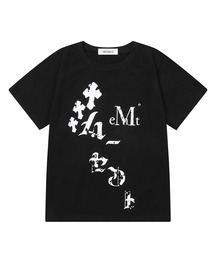 ◇MUCENT◇ブランド直輸入正規品/ノジェ クロス クラック ロゴ ハーフ TNOJE CROSS CRACK LOGO HALF T