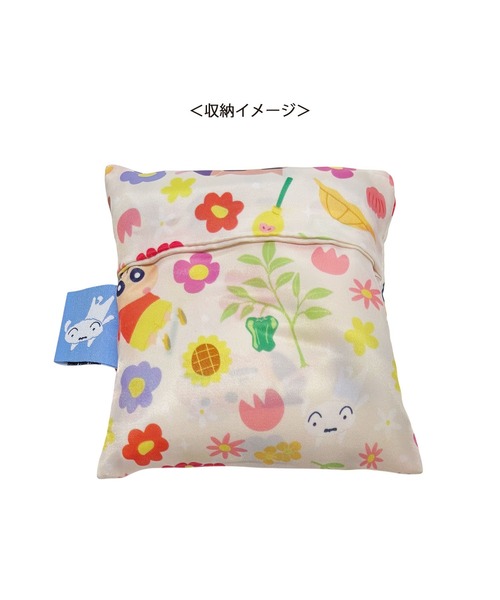 Rendez-Vous（ランデヴー）の「【 クレヨンしんちゃん 】 マルシェショッピングバッグ フラワー 26S3（エコバッグ/サブバッグ・レディース・ベージュ/ネイビー・FREE）」の19枚目の写真