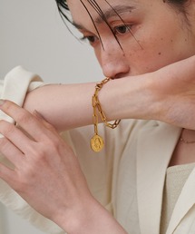 natural couture（ナチュラルクチュール）の「【LARUTA】コインブレスレット（ブレスレット）」