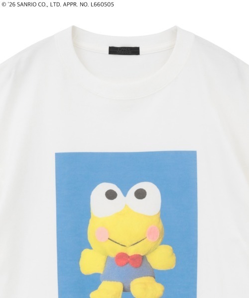 Candy Stripper(キャンディストリッパー)の「【KEROKEROKEROPPI】PHOTO Tシャツ(Tシャツ/カットソー・レディース・ブラック/オフホワイト・FREE)」の8枚目の写真