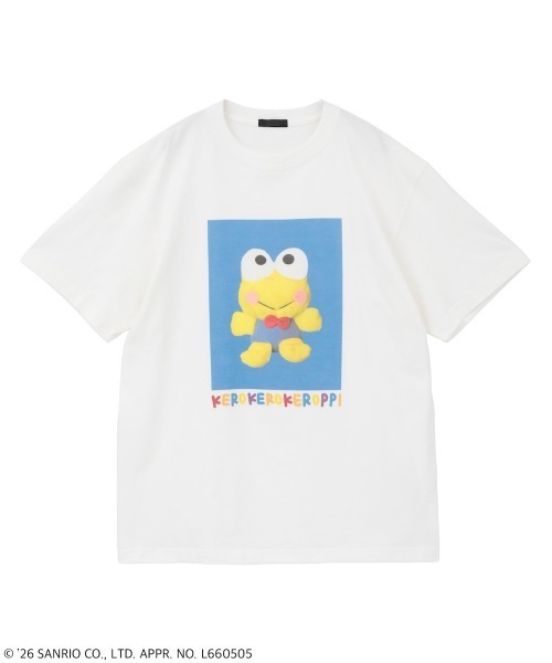 Candy Stripper(キャンディストリッパー)の「【KEROKEROKEROPPI】PHOTO Tシャツ(Tシャツ/カットソー・レディース・ブラック/オフホワイト・FREE)」の6枚目の写真
