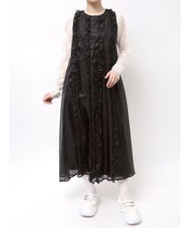 merry jenny | airy frillロングワンピース(ワンピース)