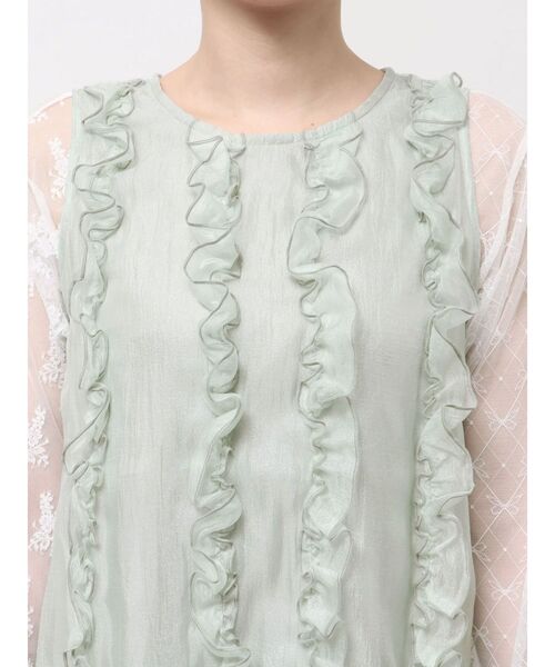 merry jenny（メリージェニー）の「airy frillロングワンピース（ワンピース・レディース・ブラック/ピンク/ミント・FREE）」の8枚目の写真