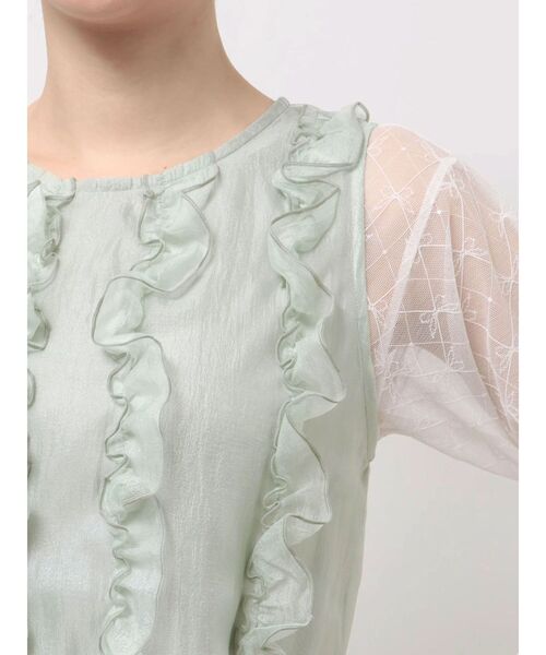 merry jenny（メリージェニー）の「airy frillロングワンピース（ワンピース・レディース・ブラック/ピンク/ミント・FREE）」の9枚目の写真