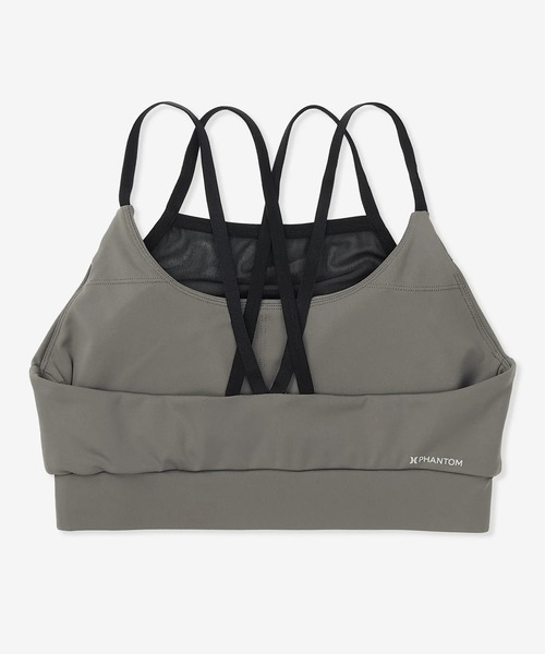 Hurley （ハーレー）の「Hurley/ハーレー タンクトップ スポーツブラ スポブラ カップ付き UVカット 耐塩素 水陸両用 セットアップ対応 WASB261001 UT（タンクトップ・レディース・ブラック/カーキ・M/S）」の7枚目の写真