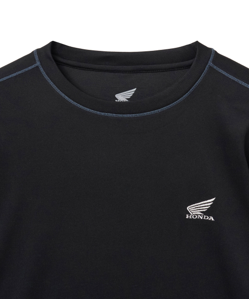 PHYPS MOTORCYCLE(フィップスモーターサイクル)の「H-Tech Air Layer System Waffle Short Sleeve Black(Tシャツ/カットソー・レディース・その他・SMALL/MEDIUM/LARGE/X-LARGE)」の3枚目の写真
