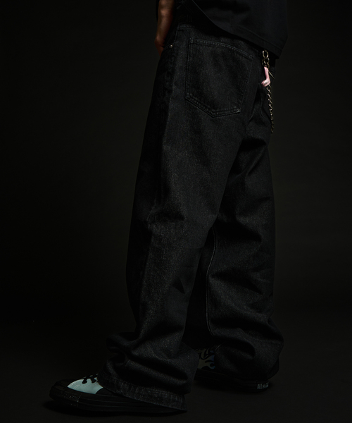 JOINT WORKS(ジョイントワークス)の「ワイドストレートデニム / J WIDE STRAIGHT DENIM PT(デニムパンツ・メンズ・クリアブルー/ブラック系その他/チャコールグレー・LARGE/MEDIUM)」の19枚目の写真
