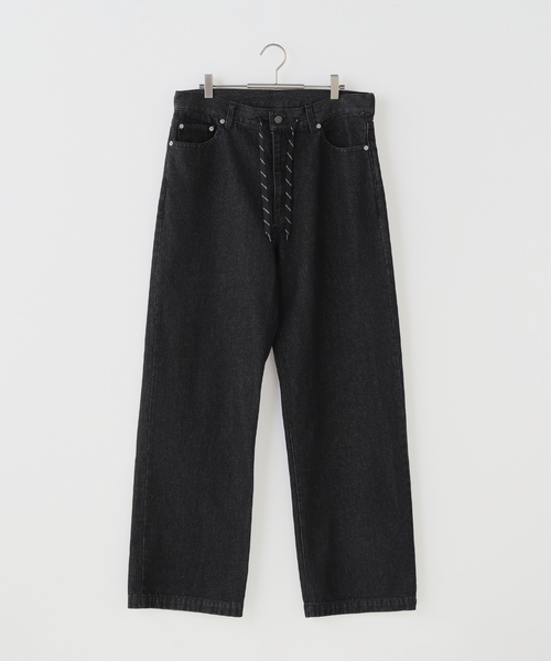 JOINT WORKS(ジョイントワークス)の「ワイドストレートデニム / J WIDE STRAIGHT DENIM PT(デニムパンツ・メンズ・クリアブルー/ブラック系その他/チャコールグレー・LARGE/MEDIUM)」の22枚目の写真