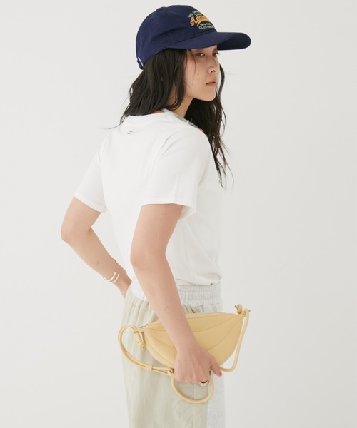 MIRROR STOKE（ミラーストーク）の「【ZOZO限定】MS PUFF PRINTING TSHIRT/ミラーストークパフプリンティングティーシャツ（Tシャツ/カットソー・レディース・ピンク/オフホワイト・MEDIUM）」の9枚目の写真