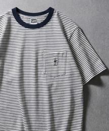 2026SS Lee/リー バディーリー ワンポイント刺繍 ボーダー&無地 Tシャツ レディース メンズ