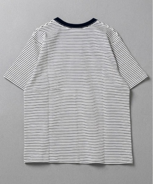 Lee(リー)の「2026SS Lee/リー バディーリー ワンポイント刺繍 ボーダー&無地 Tシャツ レディース メンズ(Tシャツ/カットソー・レディース・ホワイト/チャコール/ネイビー・L/XL/M)」の5枚目の写真