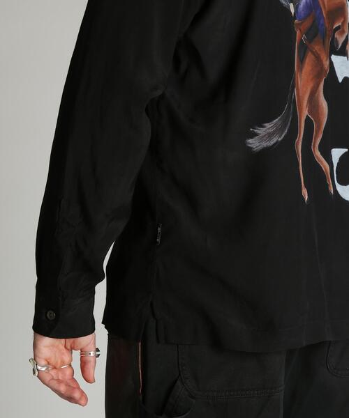 Schott(ショット)の「Schott/ショット/RAYON SHIRT/レーヨン シャツ(シャツ/ブラウス・メンズ・ブラック・2XL/XL/L/M)」の13枚目の写真