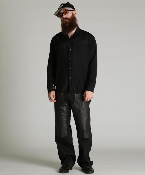 Schott(ショット)の「Schott/ショット/RAYON SHIRT/レーヨン シャツ(シャツ/ブラウス・メンズ・ブラック・2XL/XL/L/M)」の15枚目の写真