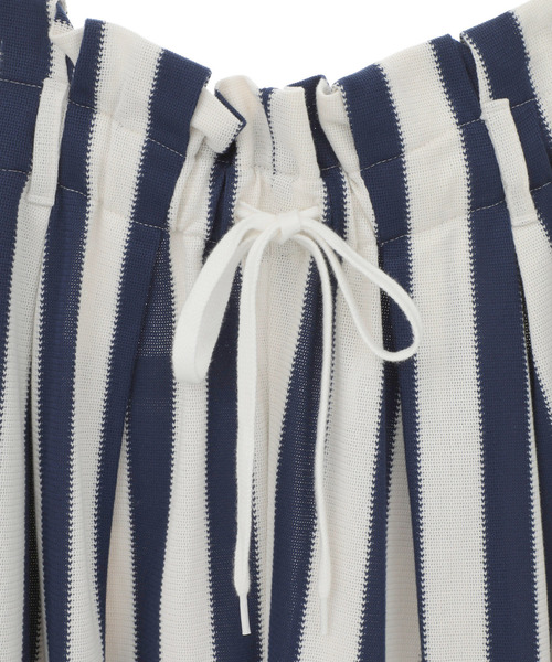 CURRENTAGE(カレンテージ)の「Russell Stripe Jersey Pants(その他パンツ・レディース・グリーン/ブラック/ブルー・1)」の14枚目の写真