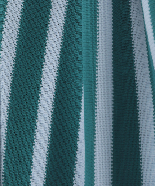 CURRENTAGE(カレンテージ)の「Russell Stripe Jersey Pants(その他パンツ・レディース・グリーン/ブラック/ブルー・1)」の4枚目の写真