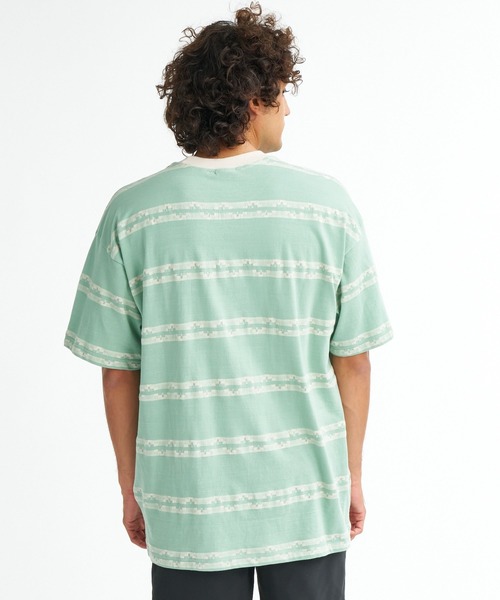 BILLABONG(ビラボン)の「BILLABONG メンズ BAXTER CREW Tシャツ 【2026年夏モデル】(Tシャツ/カットソー・メンズ・アイボリー/グリーン系その他・LARGE/MEDIUM)」の7枚目の写真