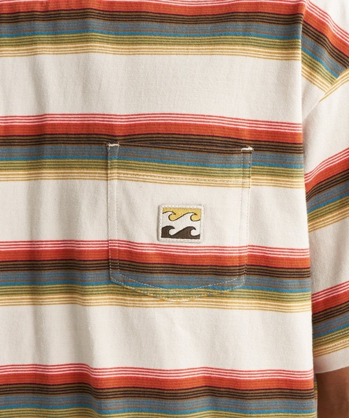 BILLABONG(ビラボン)の「BILLABONG メンズ BAXTER CREW Tシャツ 【2026年夏モデル】(Tシャツ/カットソー・メンズ・アイボリー/グリーン系その他・LARGE/MEDIUM)」の5枚目の写真
