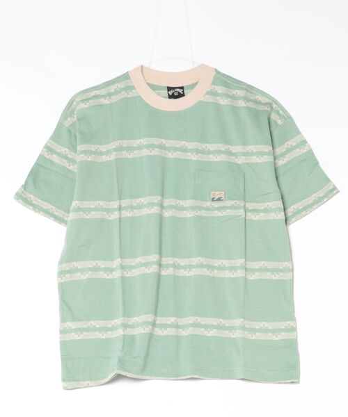 BILLABONG(ビラボン)の「BILLABONG メンズ BAXTER CREW Tシャツ 【2026年夏モデル】(Tシャツ/カットソー・メンズ・アイボリー/グリーン系その他・LARGE/MEDIUM)」の8枚目の写真