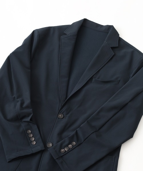 ROVERTRY(ローバートライ)の「ポリ2WAY ストレッチ 2Bジャケット(テーラードジャケット・メンズ・ネイビー/ブラック・3L/LL/L/M/S)」の1枚目の写真