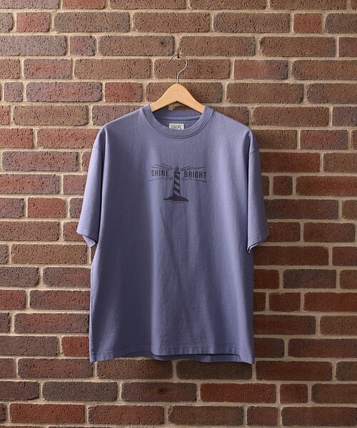 SHIPS（シップス）の「SHIPS: AUTHENTIC コットン プリント Tシャツ（Tシャツ/カットソー・メンズ・ライトホワイト/ホワイト/ホワイト系その他/レッド系その他/ライトブルー/ライトイエロー/ダークグレー/ネイビー・SMALL/MEDIUM/LARGE/X-LARGE）」の5枚目の写真